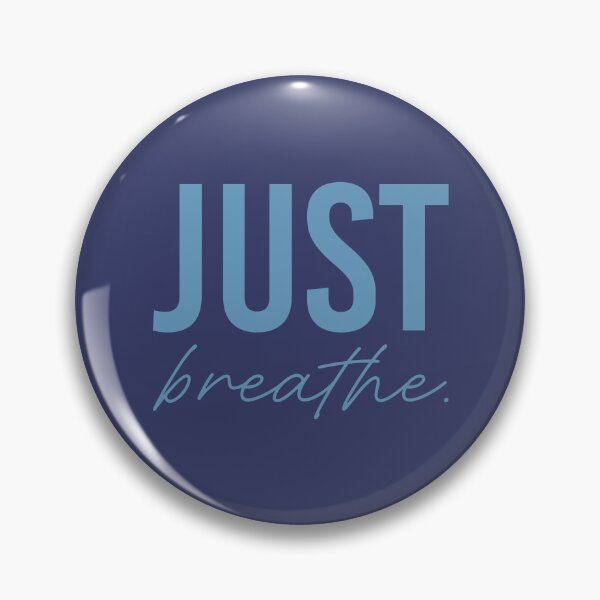 Item preview, Just Breathe - Steel Blue designed and sold by sillyjess.