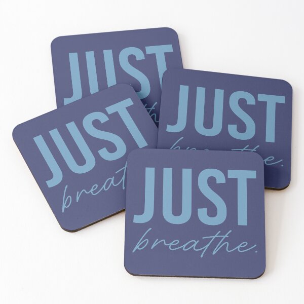 Item preview, Just Breathe - Steel Blue designed and sold by sillyjess.