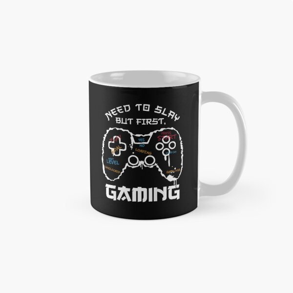 Item preview, Need To Slay But First Gaming Funny Saying Gamer Vintage designed and sold by PatternFariss.