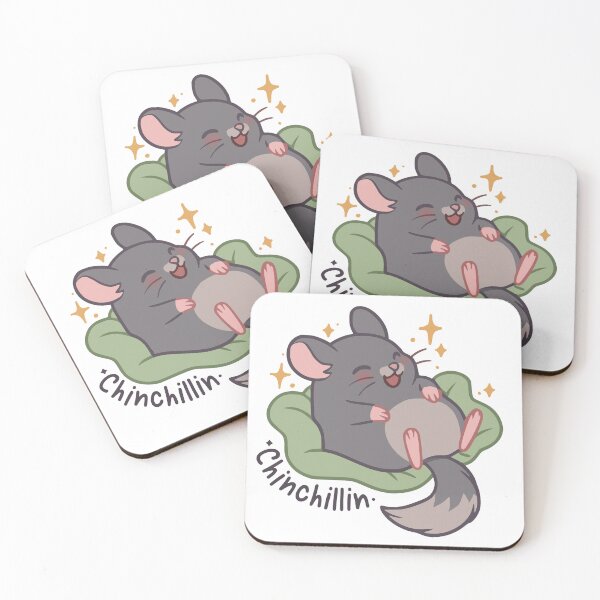 Item preview, Cute Chinchilla Chinchillin' designed and sold by GoblinChic.