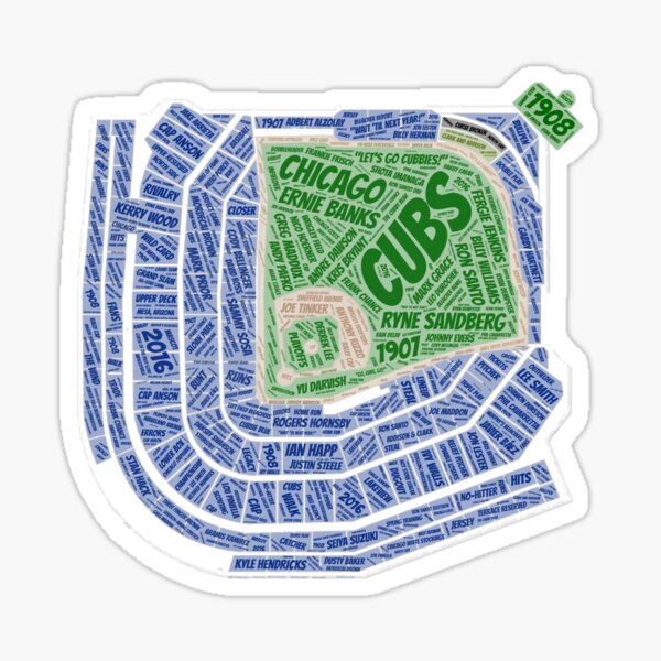 Item preview, Cubs Stadium designed and sold by QuotablesGeek.