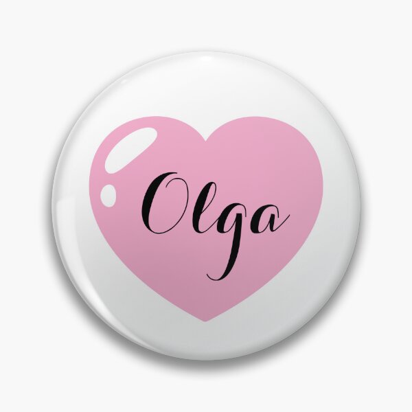 Item preview, Olga Name with pink Heart  designed and sold by Monika Howarth.