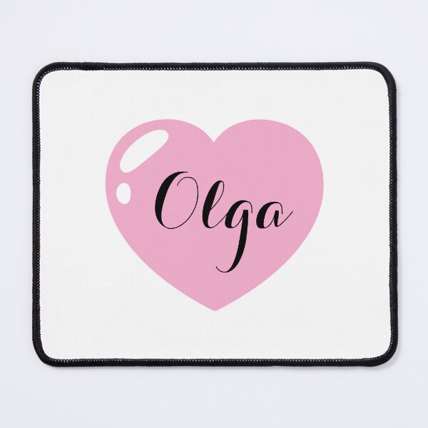 Item preview, Olga Name with pink Heart  designed and sold by Monika Howarth.