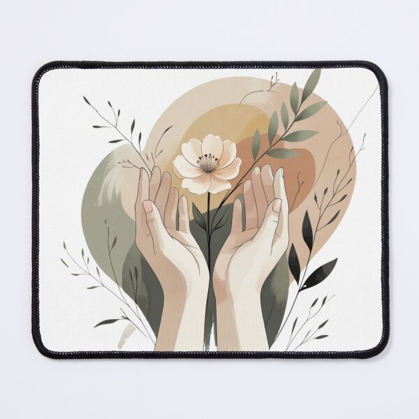 Item preview, Held in Bloom – Gentle Botanical Illustration designed and sold by Skaduveldt.