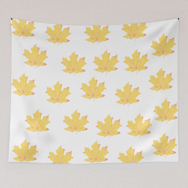 Item preview, Autumn pattern, maple leaves designed and sold by strokes and splashes.