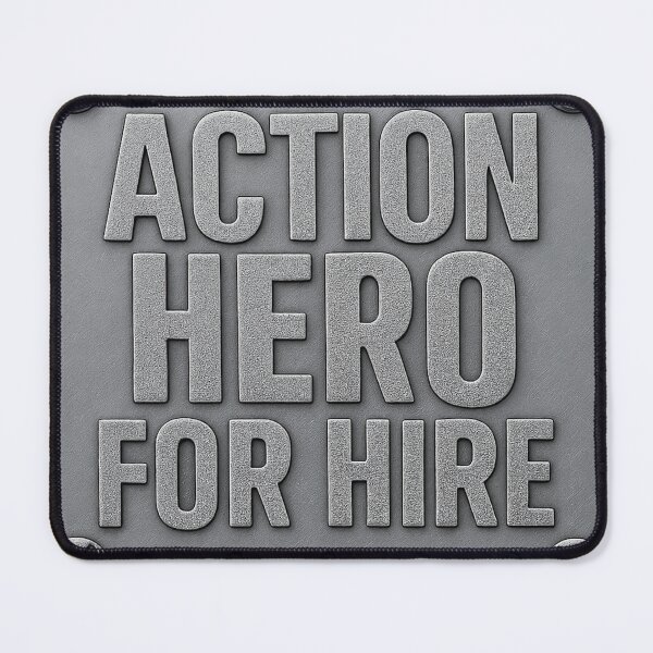 Item preview, Action Hero For Hire Tshirt Logo designed and sold by Action Heroes Stuff.