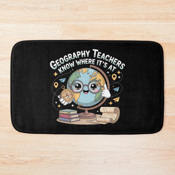 Item preview, Cute Kawaii Globe with Compass – Funny Geography Teacher designed and sold by MagicWander.
