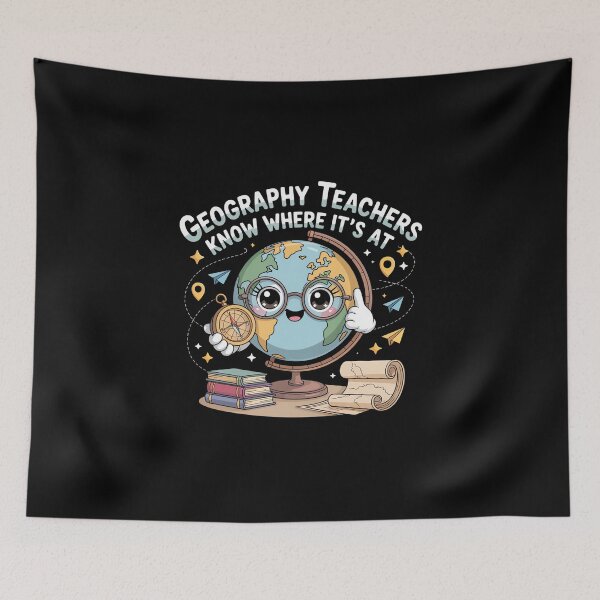 Item preview, Cute Kawaii Globe with Compass – Funny Geography Teacher designed and sold by MagicWander.