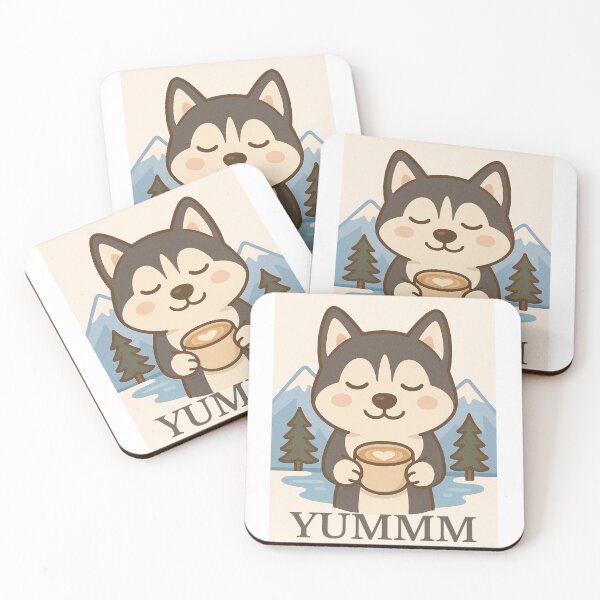 Item preview, “YUMMMMMMM” – A Husky’s Coffee Meditation Ritual designed and sold by Together-in-calm.