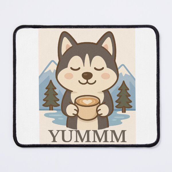 Item preview, “YUMMMMMMM” – A Husky’s Coffee Meditation Ritual designed and sold by Together-in-calm.