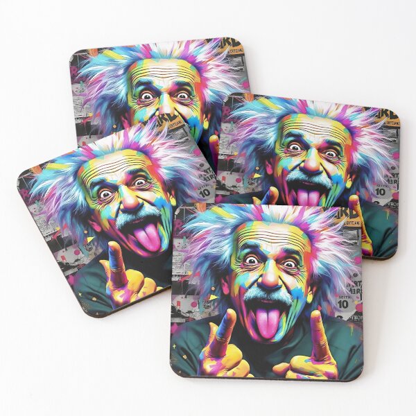 Item preview, Rainbow Einstein: Pop Art Mad Genius designed and sold by Take Double .
