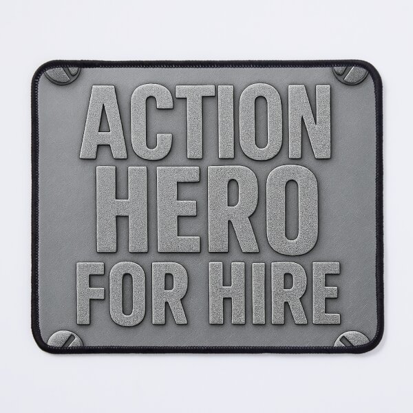 Item preview, Action Adventure Hero For Hire Tshirt designed and sold by Action Heroes Stuff.