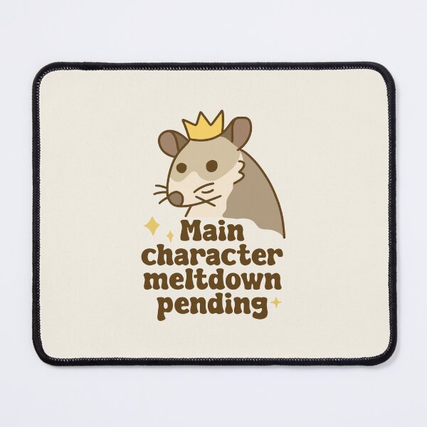 Item preview, Meltdown Pending - Funny Possum with Crown Sticker for Mentally Exhausted Royalty designed and sold by SnugbugStudios.