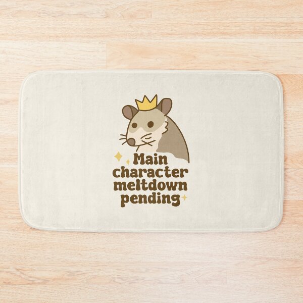 Item preview, Meltdown Pending - Funny Possum with Crown Sticker for Mentally Exhausted Royalty  designed and sold by SnugbugStudios.