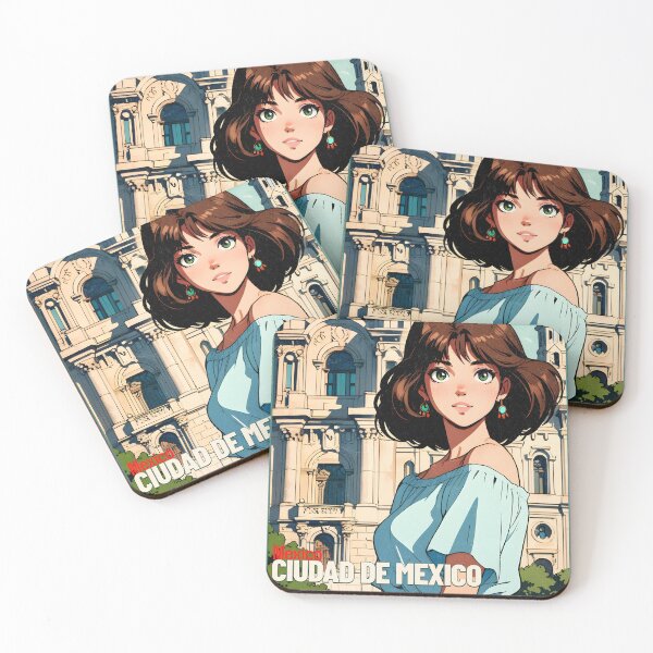 Item preview, Romantic Farewell in Mexico – Retro Anime Travel Girl Love Quote designed and sold by Kawaii-Sky.