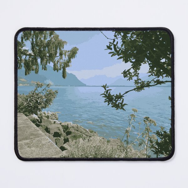 Item preview, Montreux, Switzerland designed and sold by Little Shop of Stickers.