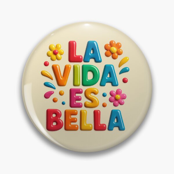 Item preview, La Vida Es Bella – Colorful statement for optimists designed and sold by Girih.