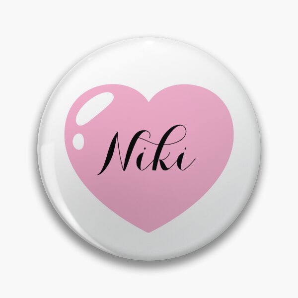 Item preview, Niki Name with pink Heart  designed and sold by Monika Howarth.