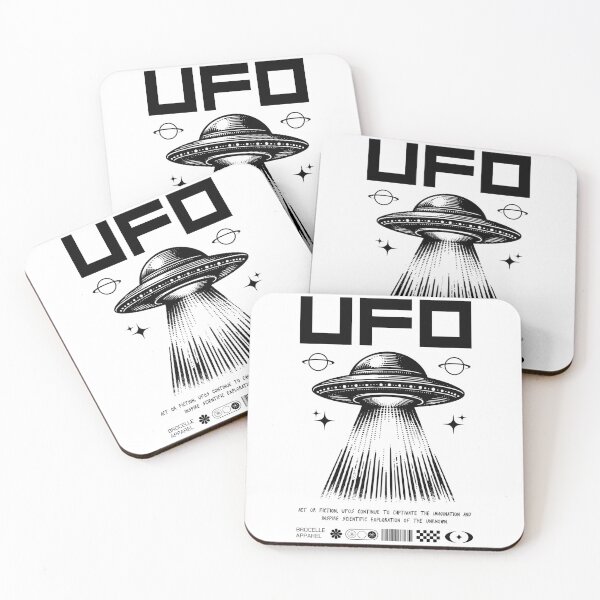 Item preview, Retro UFO Encounter – Vintage Sci-Fi Design designed and sold by BB Dragon.