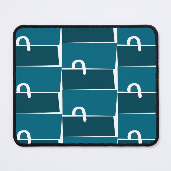 Item preview, Suprematic composition in shades of blue and a white stroke designed and sold by strokes and splashes.