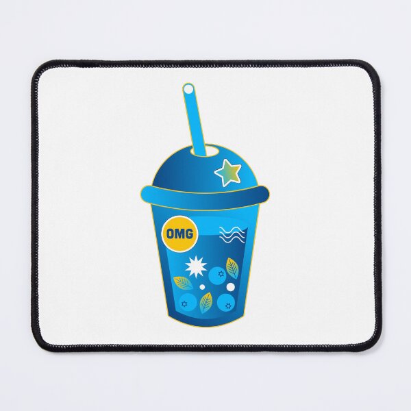 Item preview, Galaxy Blue Bubble Slushie Drink Sticker designed and sold by Blueprint&co.