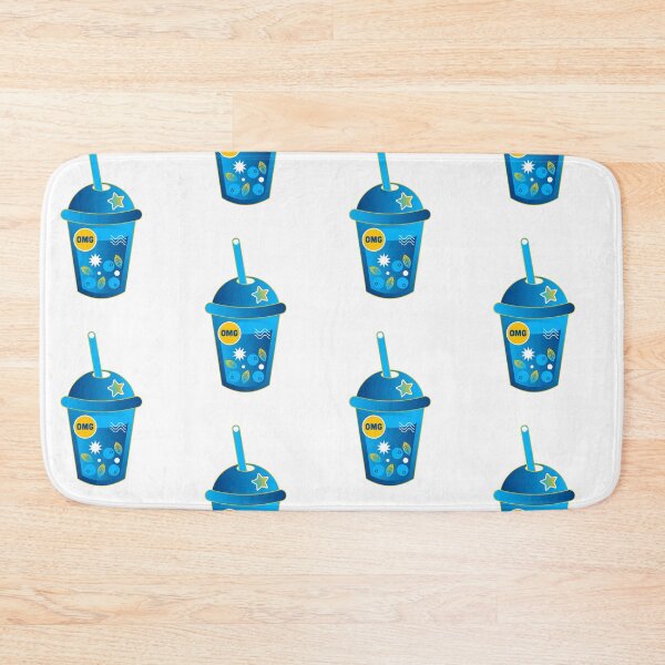 Item preview, Galaxy Blue Bubble Slushie Drink Sticker designed and sold by Blueprint&co.
