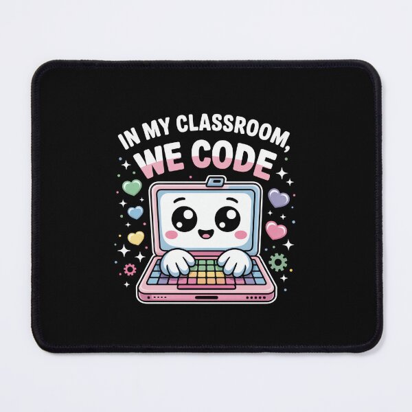 Item preview, Kawaii Coding Laptop – Cute Computer Science Teacher designed and sold by MagicWander.