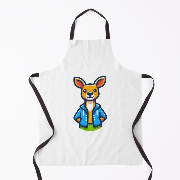 Item preview, Cartoon Kangaroo in Blue Jacket and Green Pants – Colorful Aussie Animal Design designed and sold by Confuzz1ed.