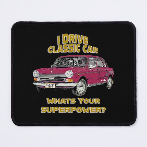 Item preview, Austin 1800 Classic Car – Funny Driving Quote (Maroon) designed and sold by Michael van der Hoorn.