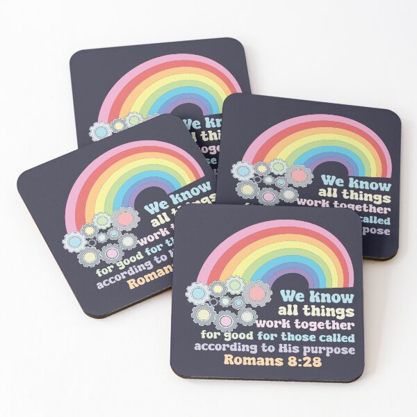 Item preview, Romans 8:28 God Works For Good Bible Verse designed and sold by EdifiedExpressions.