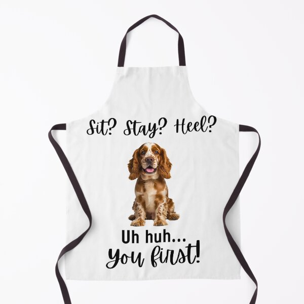 Item preview, Funny Cocker Spaniel Attitude – “Sit? Stay? Heel? Uh huh. You First!” | Sassy Dog Quote Design designed and sold by Fredster1966.