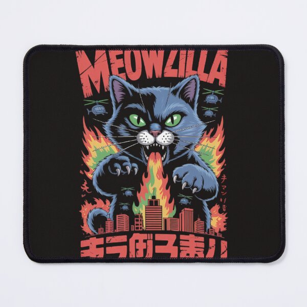 Item preview, Epic Monster Cat T-Shirt – Godzilla-Inspired Feline Humor designed and sold by dortmond.