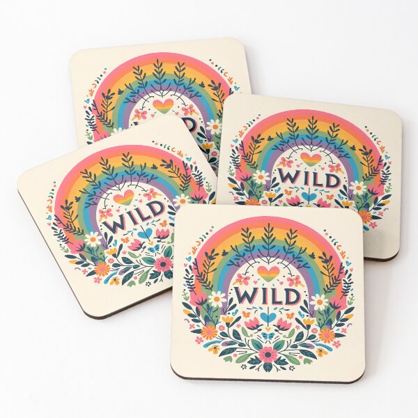 Artikelvorschau, "Wild" Abenteuerliche Blumen - Skandinavische Volkskunst von heidiannemorris © entworfen und verkauft von FOLK ART FUSION.
