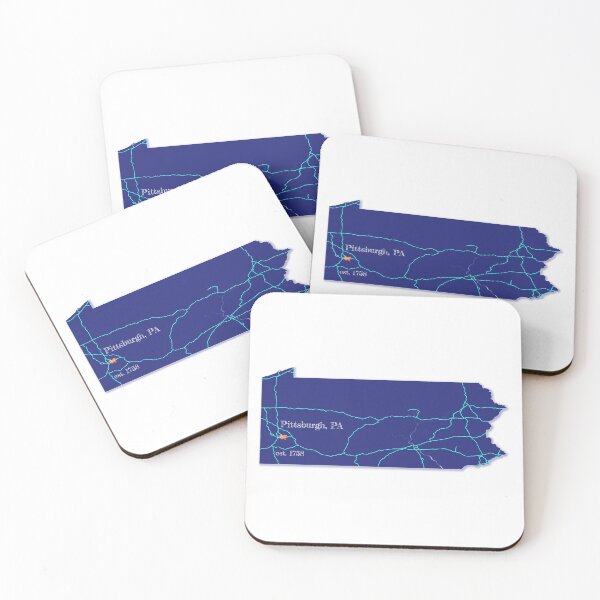 Item preview, Pittsburgh, PA [Blue] designed and sold by PhilbonianDezin.
