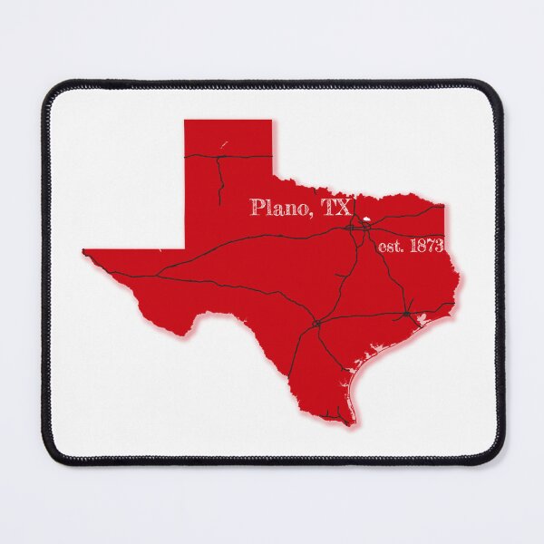 Item preview, Plano, TX [Red] designed and sold by PhilbonianDezin.