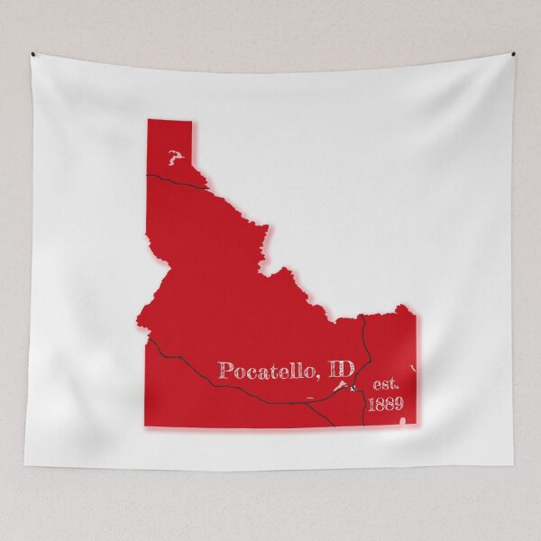 Item preview, Pocatello, ID [Red] designed and sold by PhilbonianDezin.