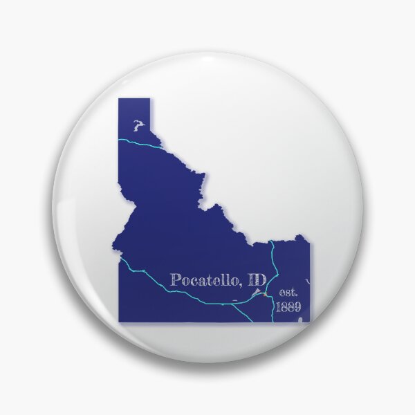 Item preview, Pocatello, ID [Blue] designed and sold by PhilbonianDezin.