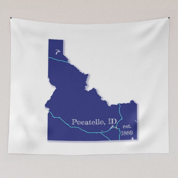 Item preview, Pocatello, ID [Blue] designed and sold by PhilbonianDezin.