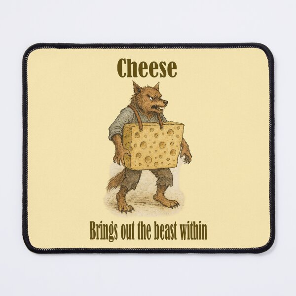 Item preview, Cheese: Brings Out the Beast Within designed and sold by Tridentulus.