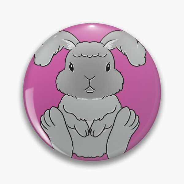 Item preview, Soft Gray English Angora Rabbit designed and sold by tayaan.