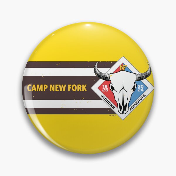 Item preview, Camp New Fork Scouting Adventure 1925-2024 Vintage Skull designed and sold by tjdayley.