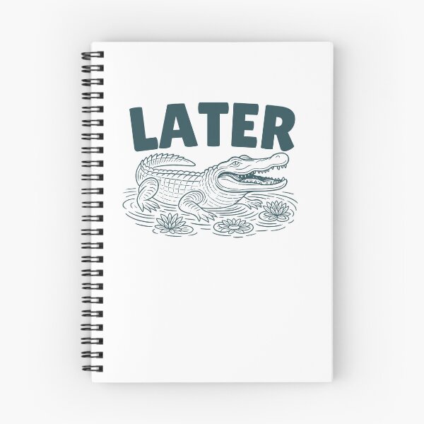 Item preview, Later Gator Funny Vintage Retro Floral designed and sold by Auchi_Verse.