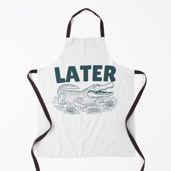 Item preview, Later Gator Funny Vintage Retro Floral designed and sold by Auchi_Verse.