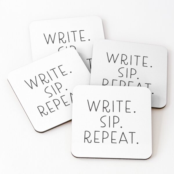 Item preview,  Write. sip. repeat. designed and sold by jazzydevil.