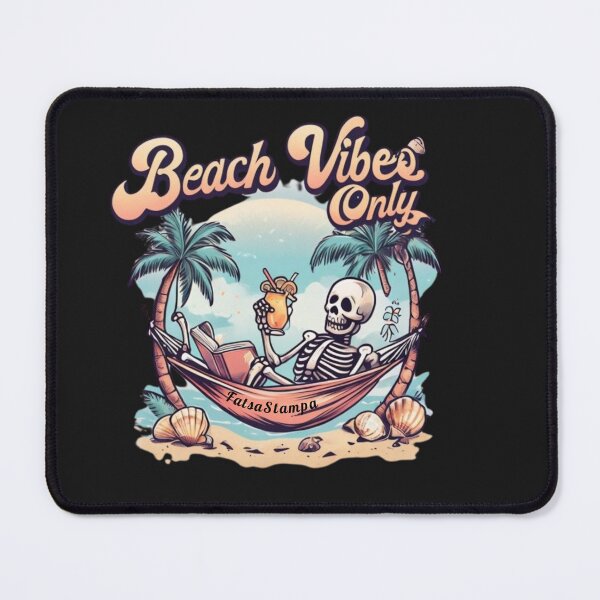 Item preview, Beach Vibes Only – Skeleton Hammock Paradise designed and sold by FatsaStampa.