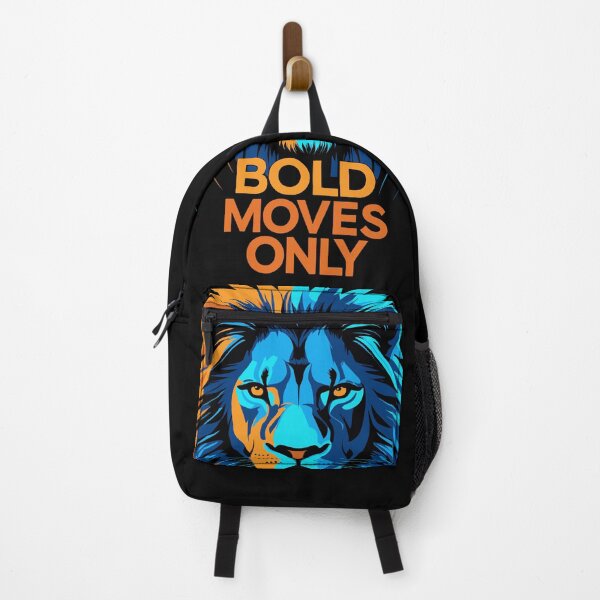 Item preview, Bold Moves Only – Fearless Lion Power Statement | Blue Orange designed and sold by FocusChillax.