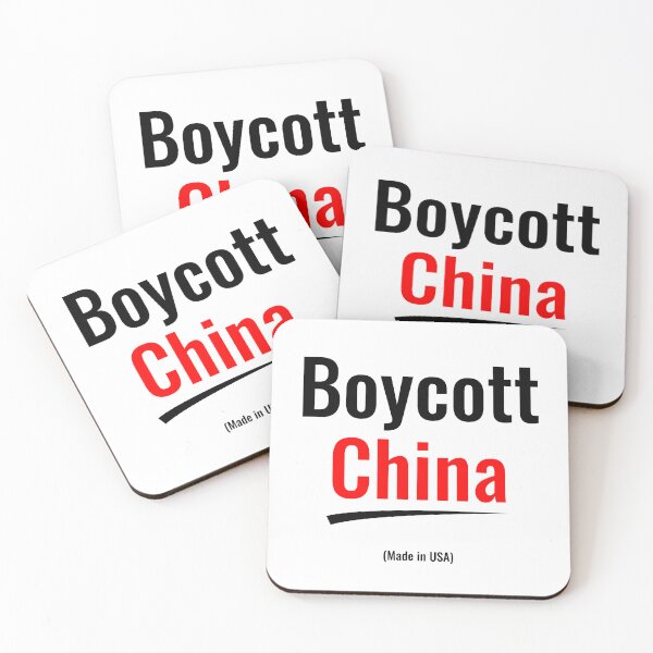 Item preview, BOYCOTT CHINA (Made in USA) designed and sold by frikybomb.