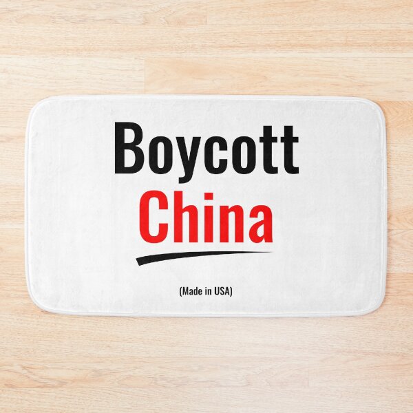 Item preview, BOYCOTT CHINA (Made in USA) designed and sold by frikybomb.