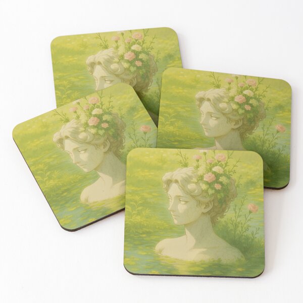 Item preview, Dreamlike Statue Garden in Bloom designed and sold by ScarletLupa.