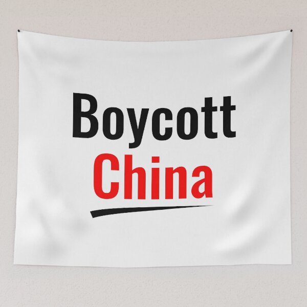 Item preview, BOYCOTT CHINA (Original copy) designed and sold by frikybomb.